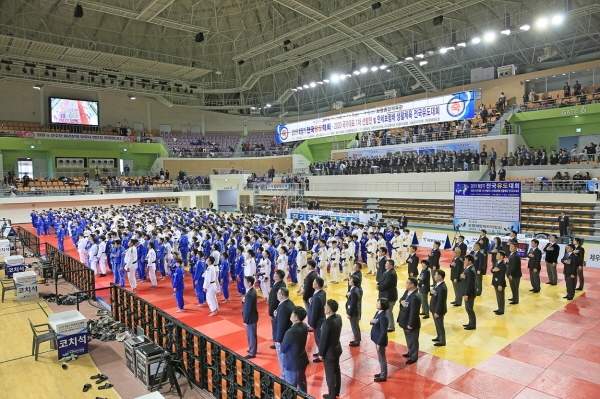 2019년 보령에서 열린 전국 유도대회(사진제공= 보령시)